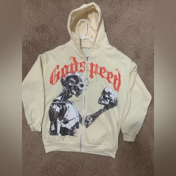 GODSPEED HOODIE MENS (Cream/Orange)